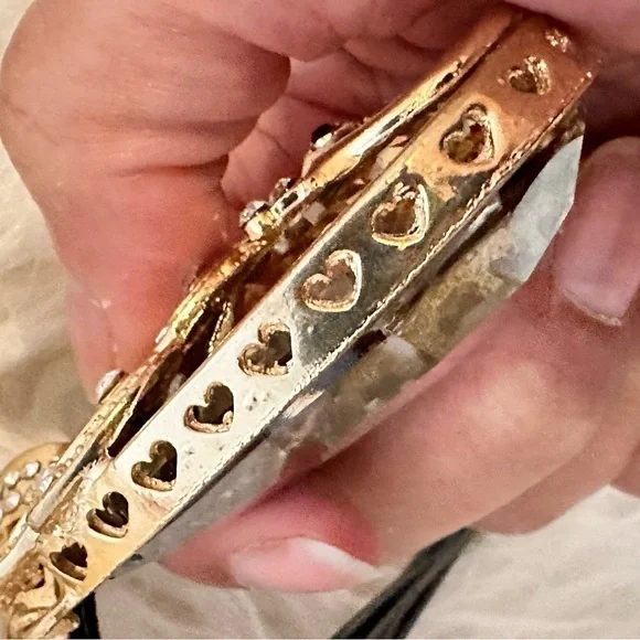 Assemblage Art Necklace Pendant Artisan Smoky Crystal OOAK Statement 3377 O - Picture 13 of 16